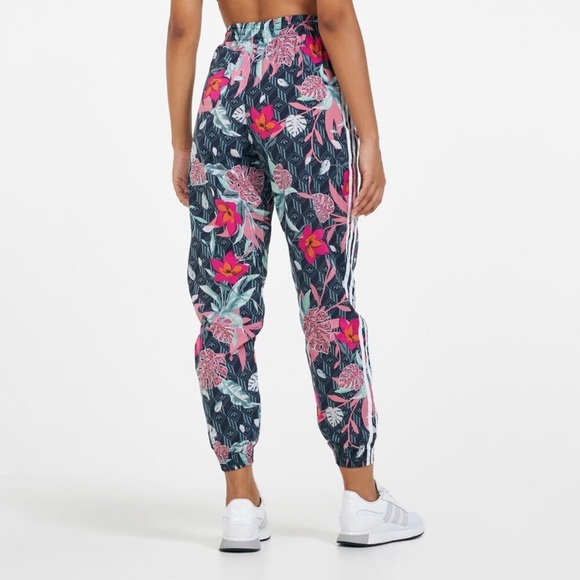 Adidas Originals HER Studio London Tropical Print Track Jogger Pants- SZ Medium - Picture 3 of 11